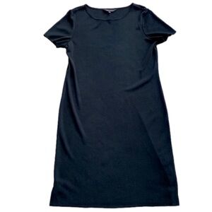 Ming Wang Black Short Sleeve Little Black Dress LBD Women's Size Large